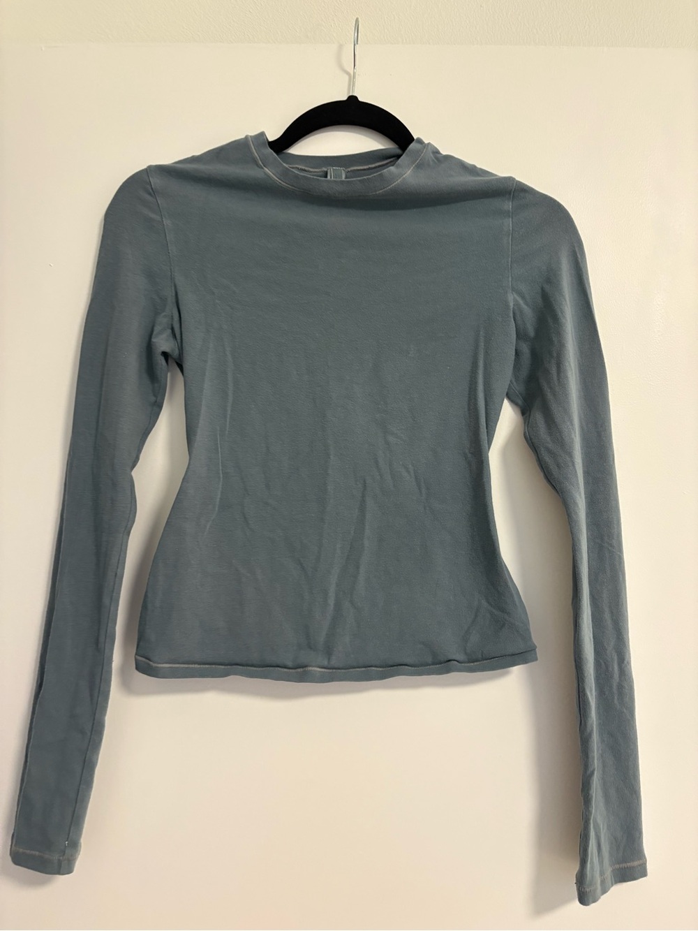 Skims Long-Sleeve Crewneck Top
